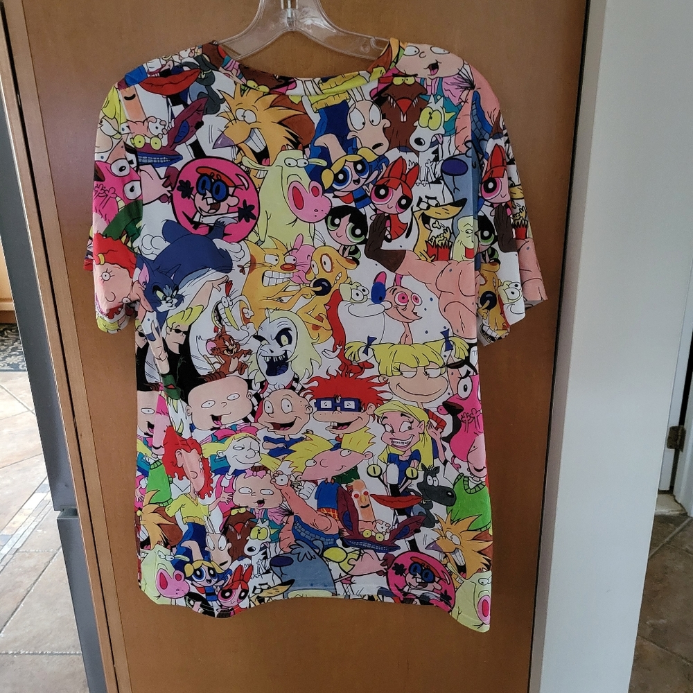 Nickelodeon Cartoon Network T-shirt Women's 2 XL